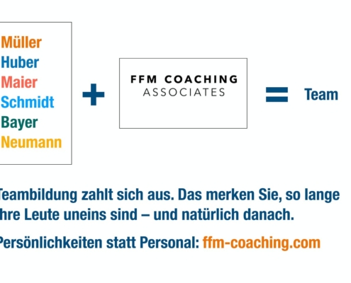 Teambildung in Frankfurt mit FFM Coaching Associates